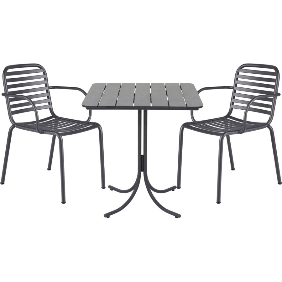 Mandalay Pure Cafes�t m. 2 Ivy Pipe Stole 67 cm, Antracit