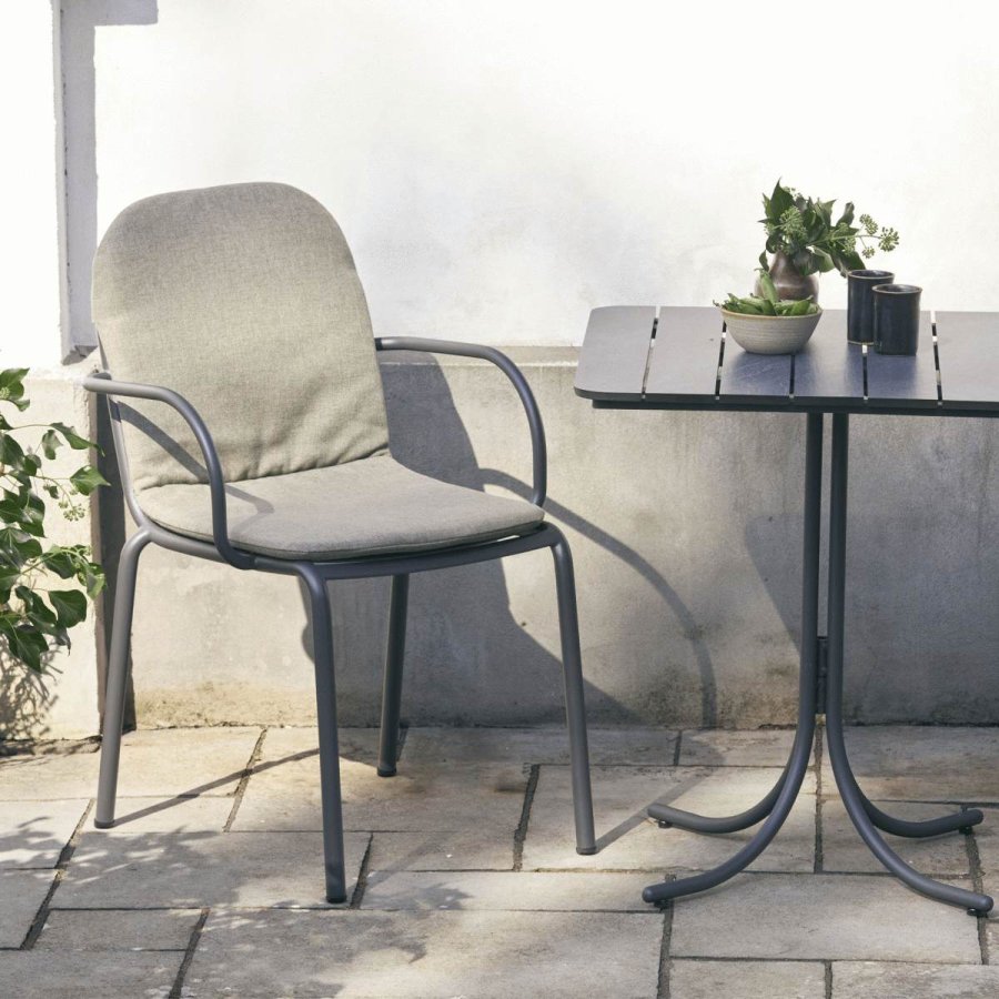 Mandalay Pure Cafes�t m. 2 Ivy Pipe Stole 67 cm, Antracit