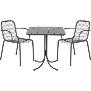 Mandalay Pure Cafes�t m. 2 Ivy Wire Stole 67 cm, Antracit