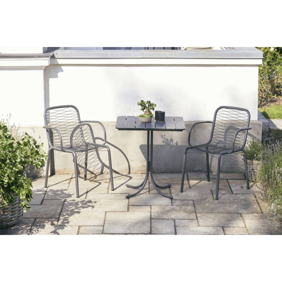 Mandalay Pure Cafes�t m. 2 Ivy Wire Stole 67 cm, Antracit