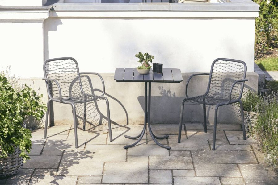 Mandalay Pure Cafes�t m. 2 Ivy Wire Stole 67 cm, Antracit