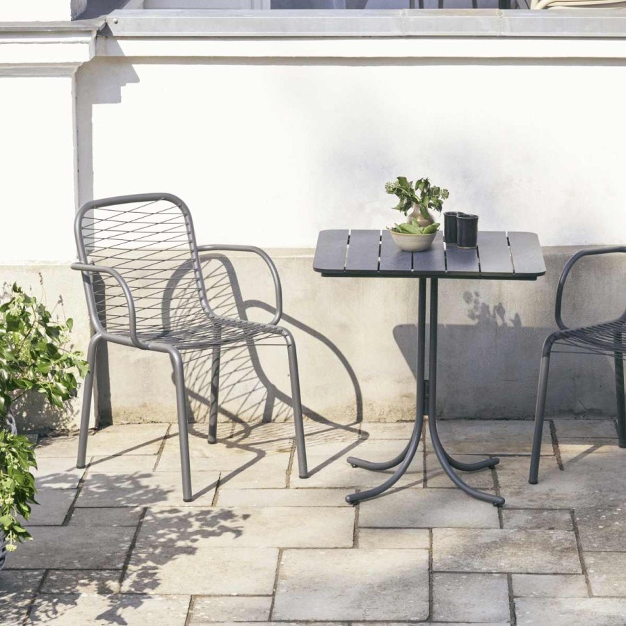 Mandalay Pure Cafes�t m. 2 Ivy Wire Stole 67 cm, Antracit