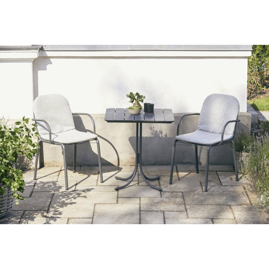 Mandalay Pure Cafes�t m. 2 Ivy Wire Stole 67 cm, Antracit