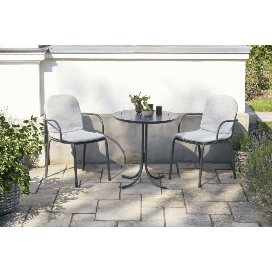 Mandalay Pure Cafes�t m. 2 Ivy Pipe Stole �67 cm, Antracit