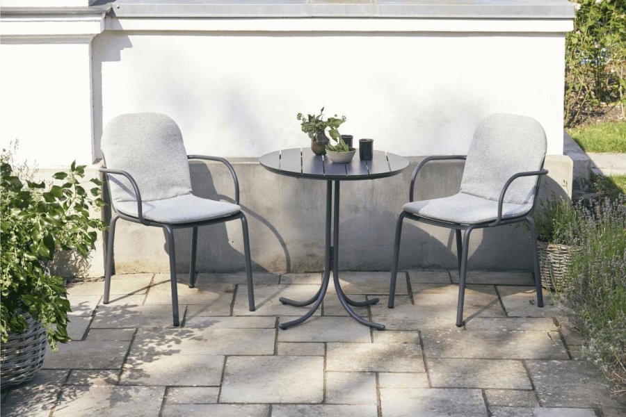 Mandalay Pure Cafes�t m. 2 Ivy Pipe Stole �67 cm, Antracit