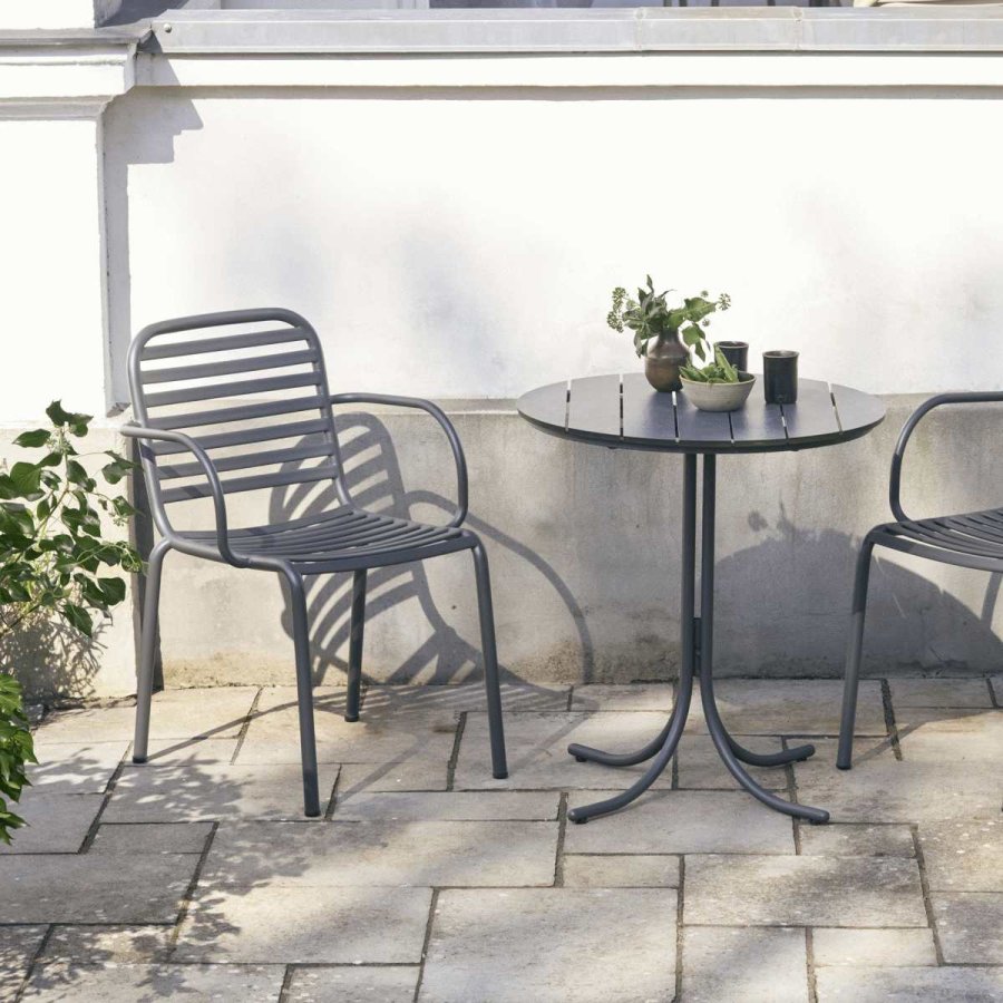 Mandalay Pure Cafes�t m. 2 Ivy Pipe Stole �67 cm, Antracit