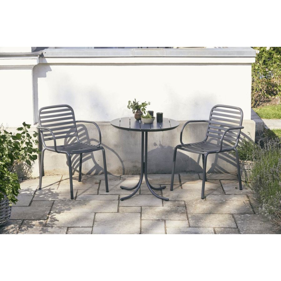 Mandalay Pure Cafes�t m. 2 Ivy Pipe Stole �67 cm, Antracit