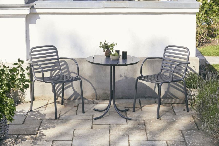 Mandalay Pure Cafes�t m. 2 Ivy Pipe Stole �67 cm, Antracit