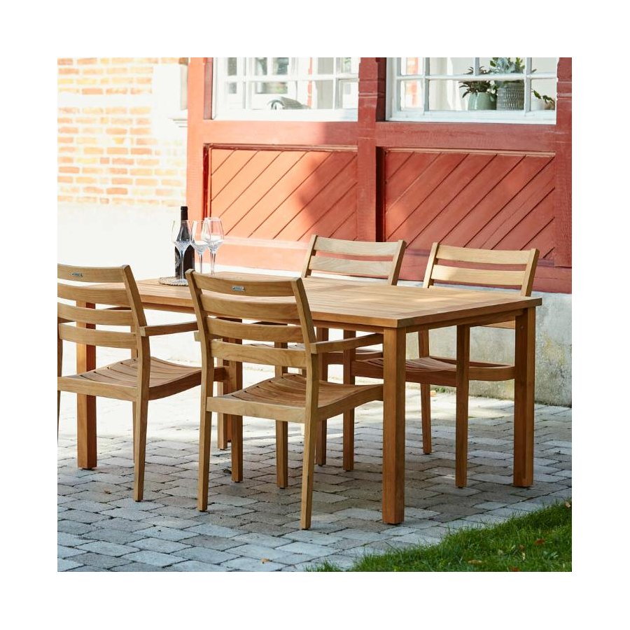 Mandalay Cambridge Havebord 160 cm, Teak