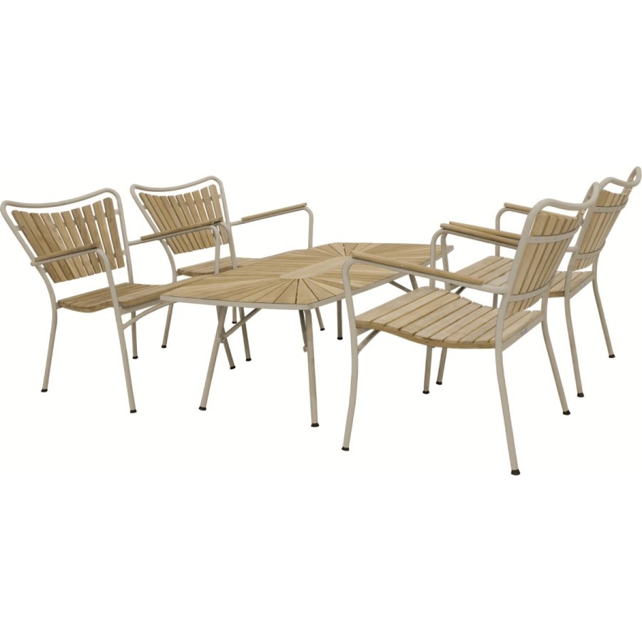 Mandalay Marguerit Havem�bels�t m. 4 Stole 130 cm, Taupe