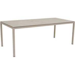 Mandalay Terra Havebord 197 cm, Taupe