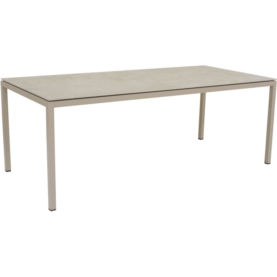 Mandalay Terra Havebord 197 cm, Taupe