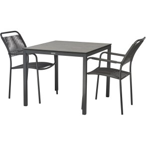 Mandalay Elba Cafest m. 2 Verona Stole 82 cm, Antracit