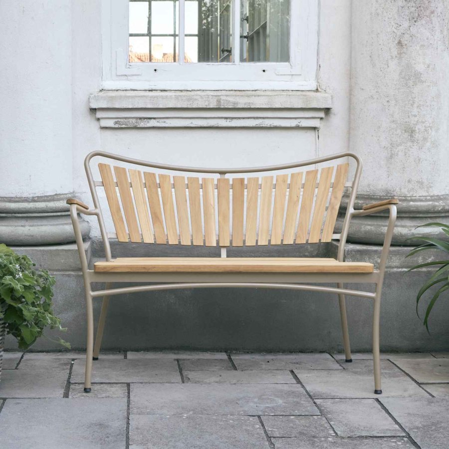 Mandalay Marguerit Haveb�nk 2 Pers. 112 cm, Taupe