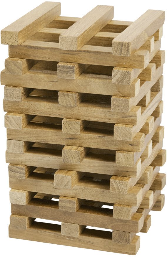 Mandalay Sussex Jenga 60er Set, Teakholz