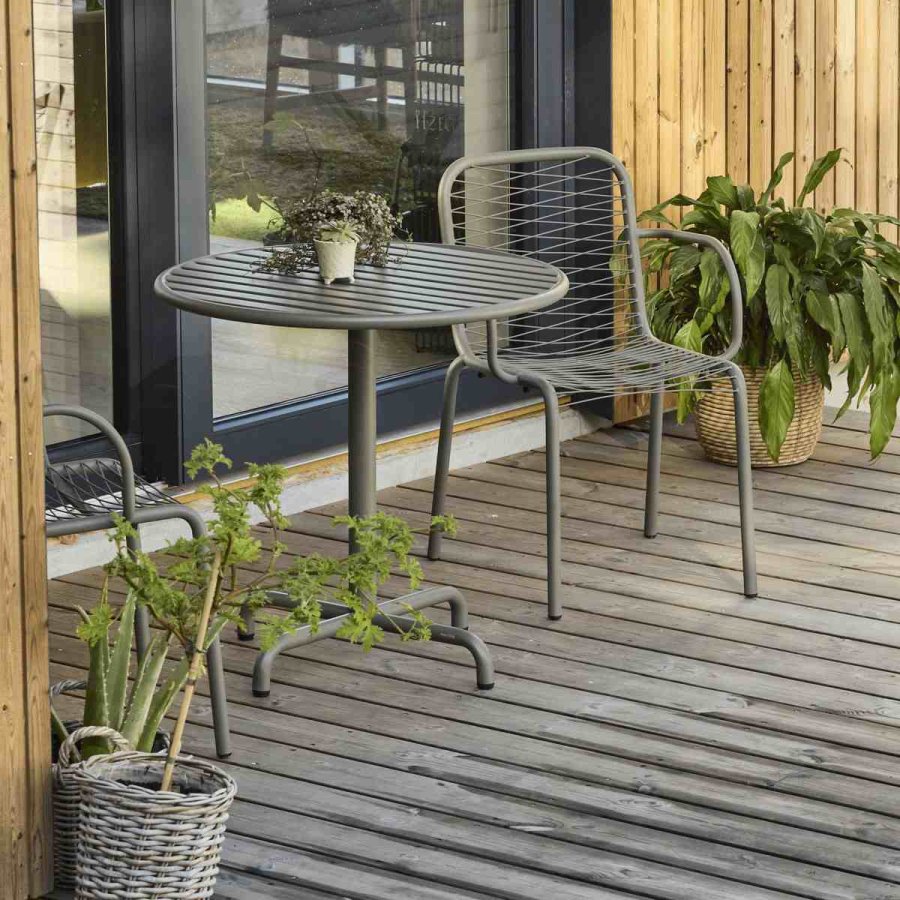 Mandalay Ivy Cafes�t m. 2 Ivy Wire Stole �76 cm, Olivengr�n