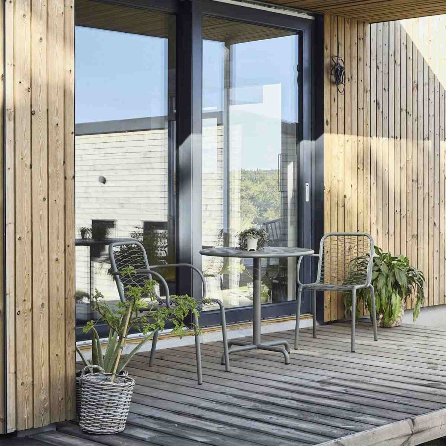 Mandalay Ivy Cafes�t m. 2 Ivy Wire Stole �76 cm, Olivengr�n