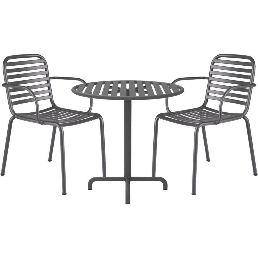 Mandalay Ivy Cafes�t m. 2 Ivy Pipe Stole �76 cm, Antracit