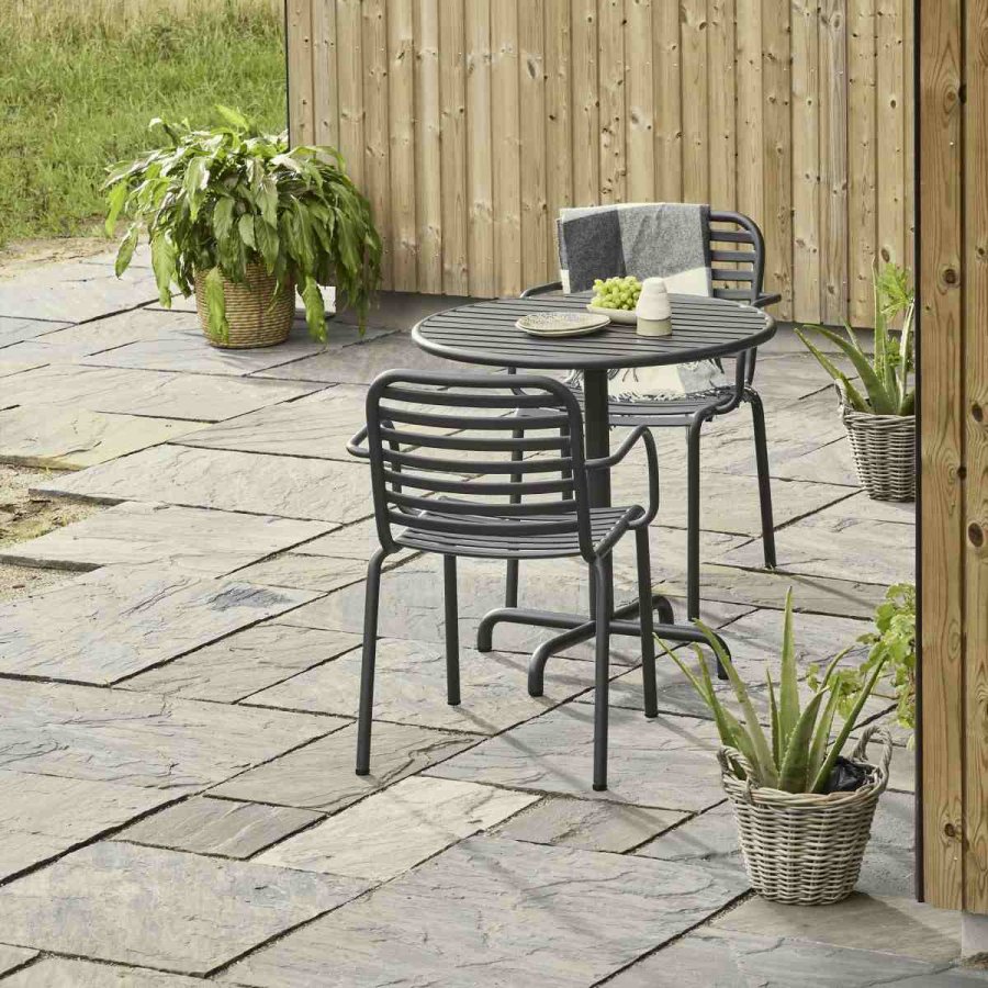 Mandalay Ivy Cafes�t m. 2 Ivy Pipe Stole �76 cm, Antracit