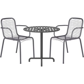 Mandalay Ivy Cafes�t m. 2 Ivy Wire Stole �76 cm, Antracit