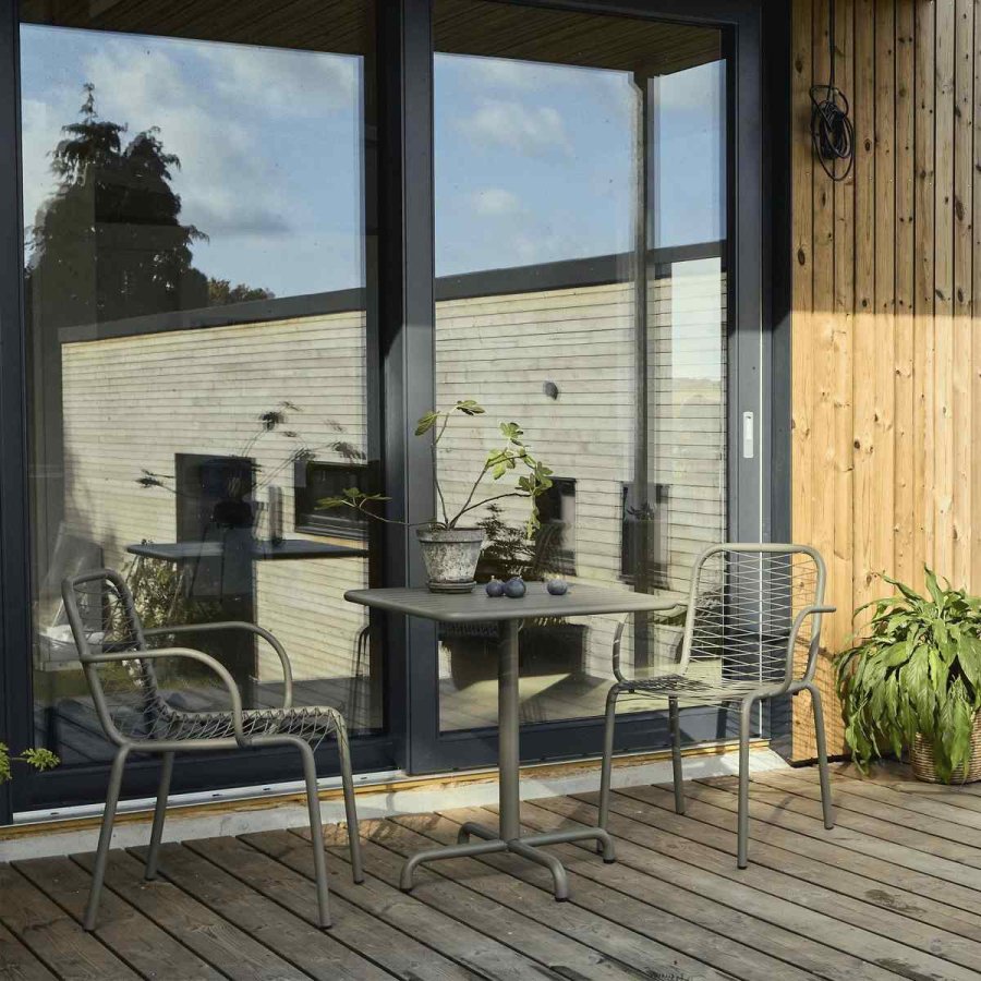 Mandalay Ivy Cafes�t m. 2 Ivy Wire Stole 66 cm, Olivengr�n