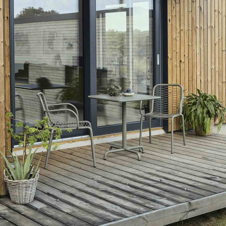 Mandalay Ivy Cafes�t m. 2 Ivy Wire Stole 66 cm, Olivengr�n