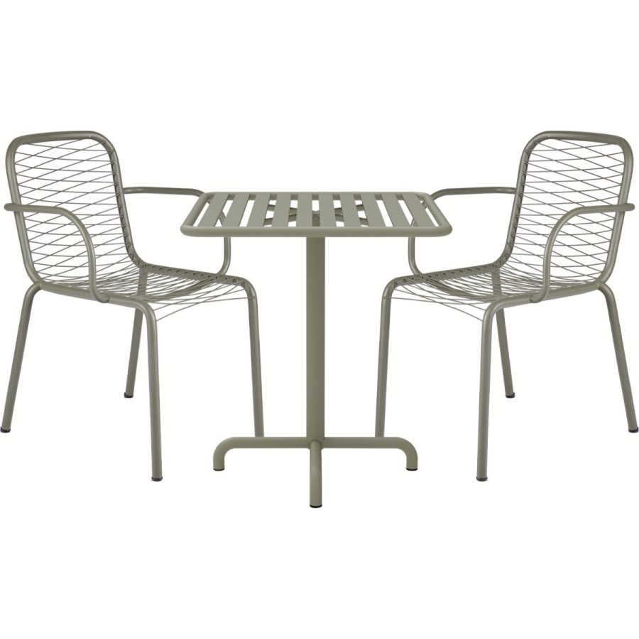 Mandalay Ivy Cafes�t m. 2 Ivy Wire Stole 66 cm, Olivengr�n