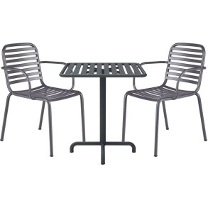 Mandalay Ivy Cafes�t m. 2 Ivy Pipe Stole 66 cm, Antracit