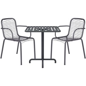 Mandalay Ivy Cafes�t m. 2 Ivy Wire Stole 66 cm, Antracit