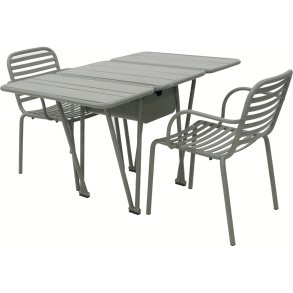 Mandalay Ivy Havem�bels�t Klapbord m. Ivy Pipe 2 Stole, Olivengr�n