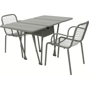 Mandalay Ivy Havem�bels�t Klapbord m. 2 Ivy Wire Stole, Olivengr�n