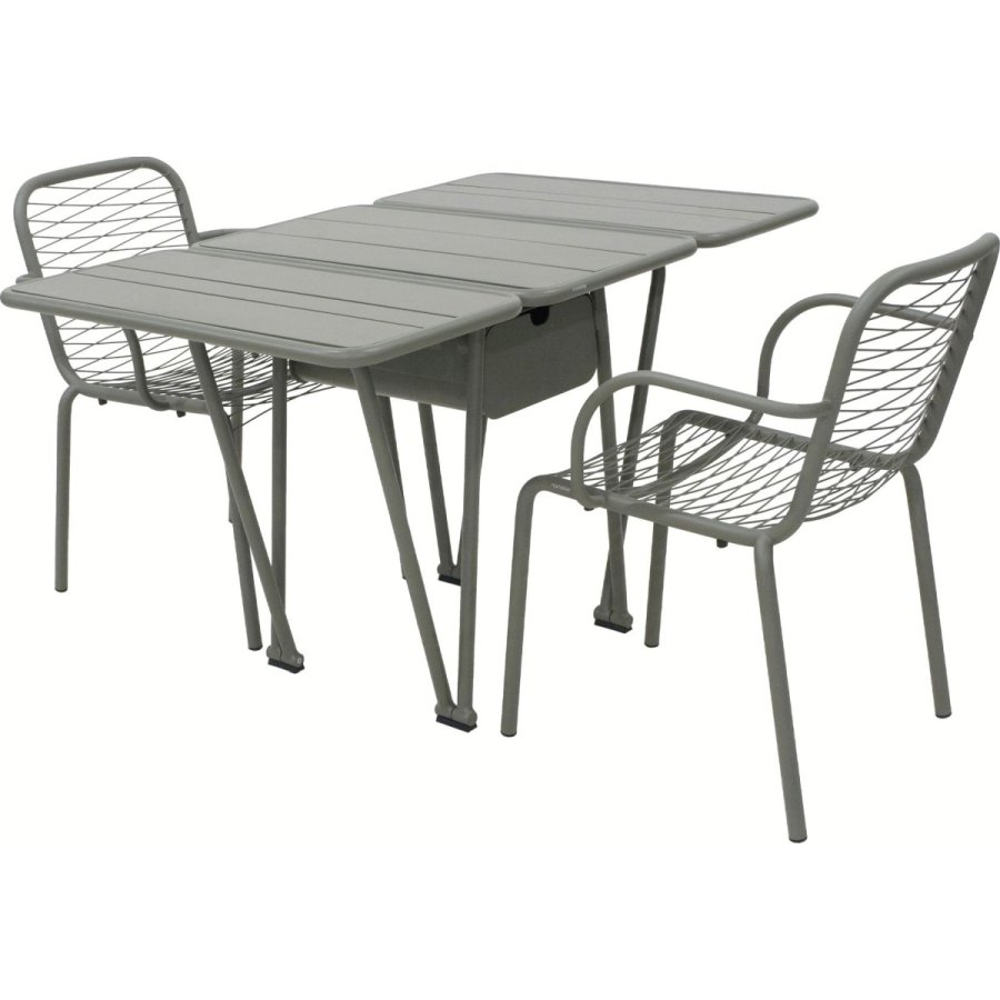 Mandalay Ivy Havem�bels�t Klapbord m. 2 Ivy Wire Stole, Olivengr�n