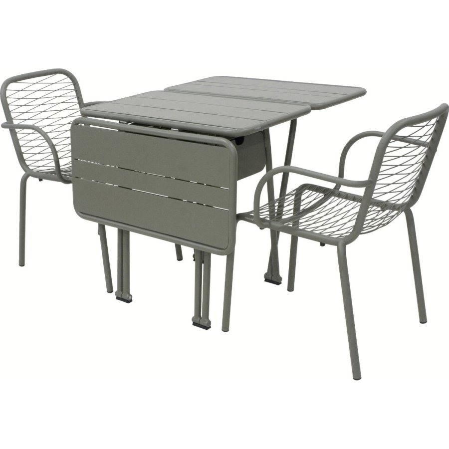 Mandalay Ivy Havem�bels�t Klapbord m. 2 Ivy Wire Stole, Olivengr�n