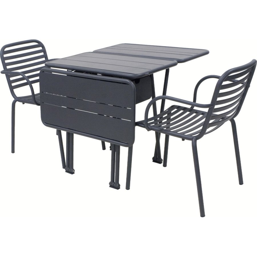 Mandalay Ivy Havem�bels�t Klapbord m. Ivy Pipe 2 Stole, Antracit