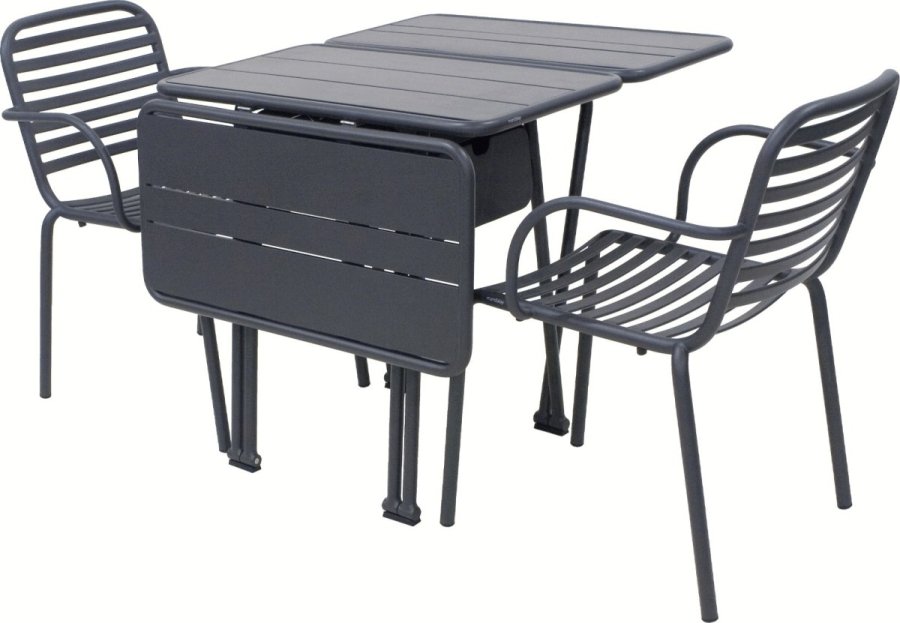 Mandalay Ivy Havem�bels�t Klapbord m. Ivy Pipe 2 Stole, Antracit