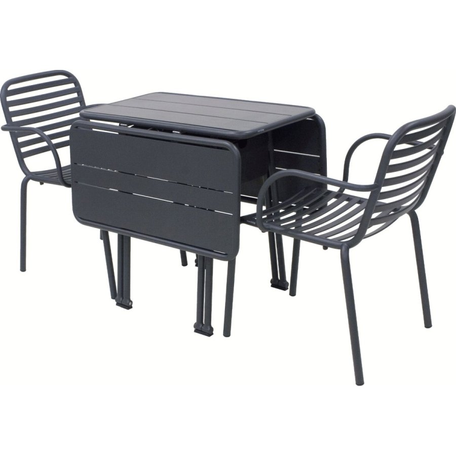 Mandalay Ivy Havem�bels�t Klapbord m. Ivy Pipe 2 Stole, Antracit