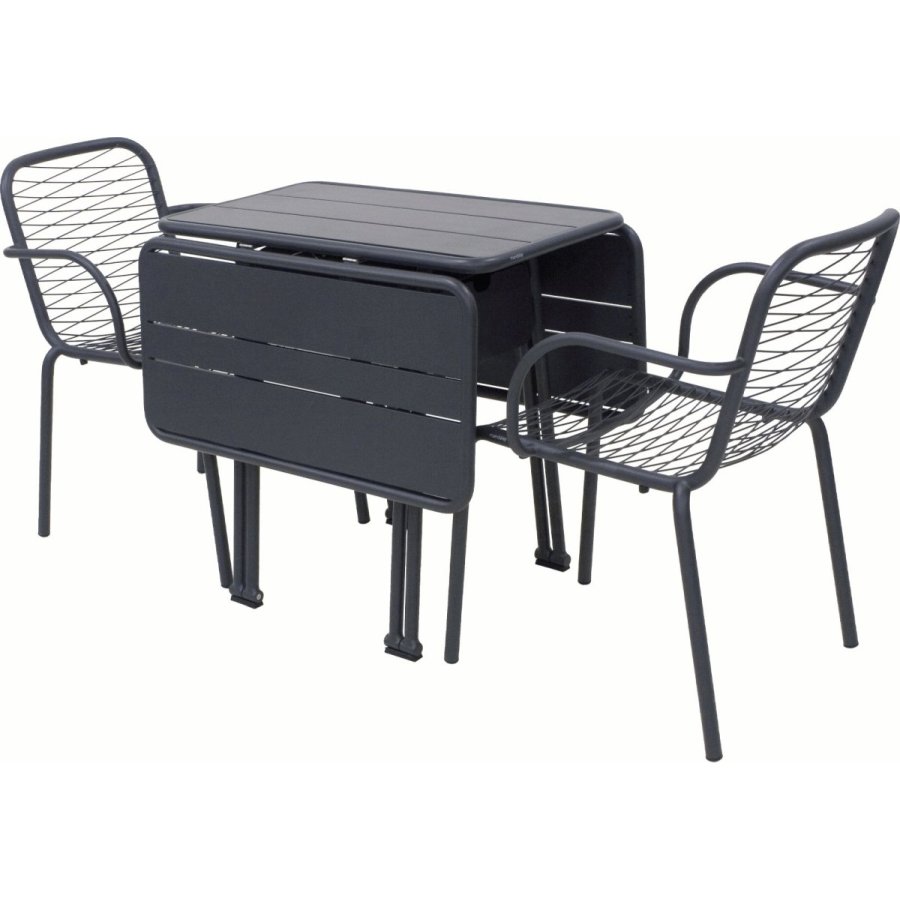 Mandalay Ivy Havem�bels�t Klapbord m. 2 Ivy Wire Stole, Antracit