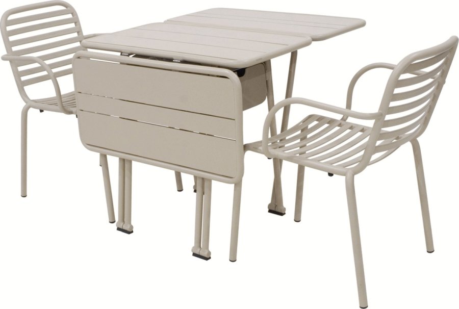 Mandalay Ivy Havem�bels�t Klapbord m. 2 Ivy Pipe Stole, Taupe