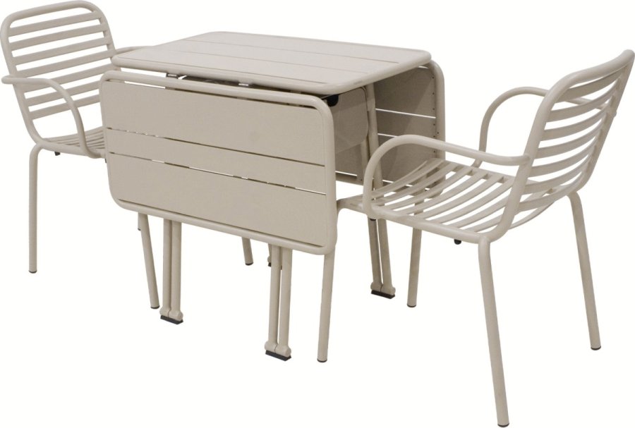 Mandalay Ivy Havem�bels�t Klapbord m. 2 Ivy Pipe Stole, Taupe