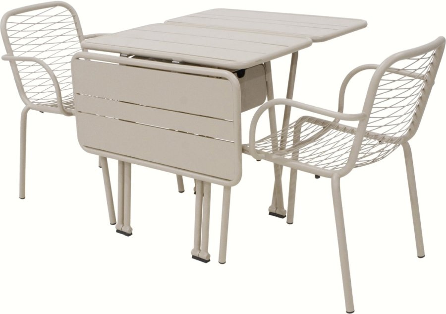 Mandalay Ivy Havem�bels�t Klapbord m. 2 Ivy Wire Stole, Taupe