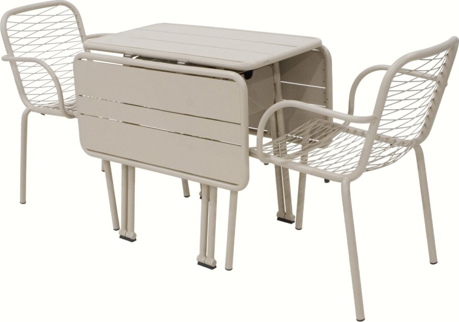 Mandalay Ivy Havem�bels�t Klapbord m. 2 Ivy Wire Stole, Taupe