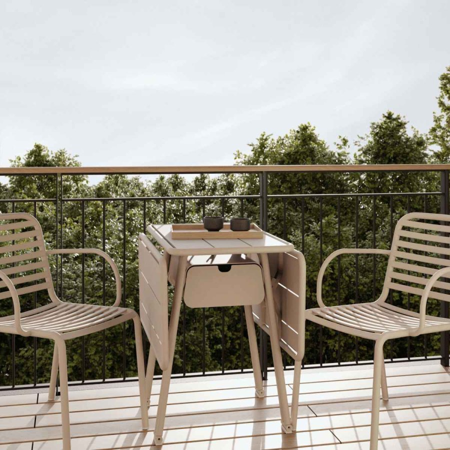 Mandalay Ivy Klapbord, Taupe