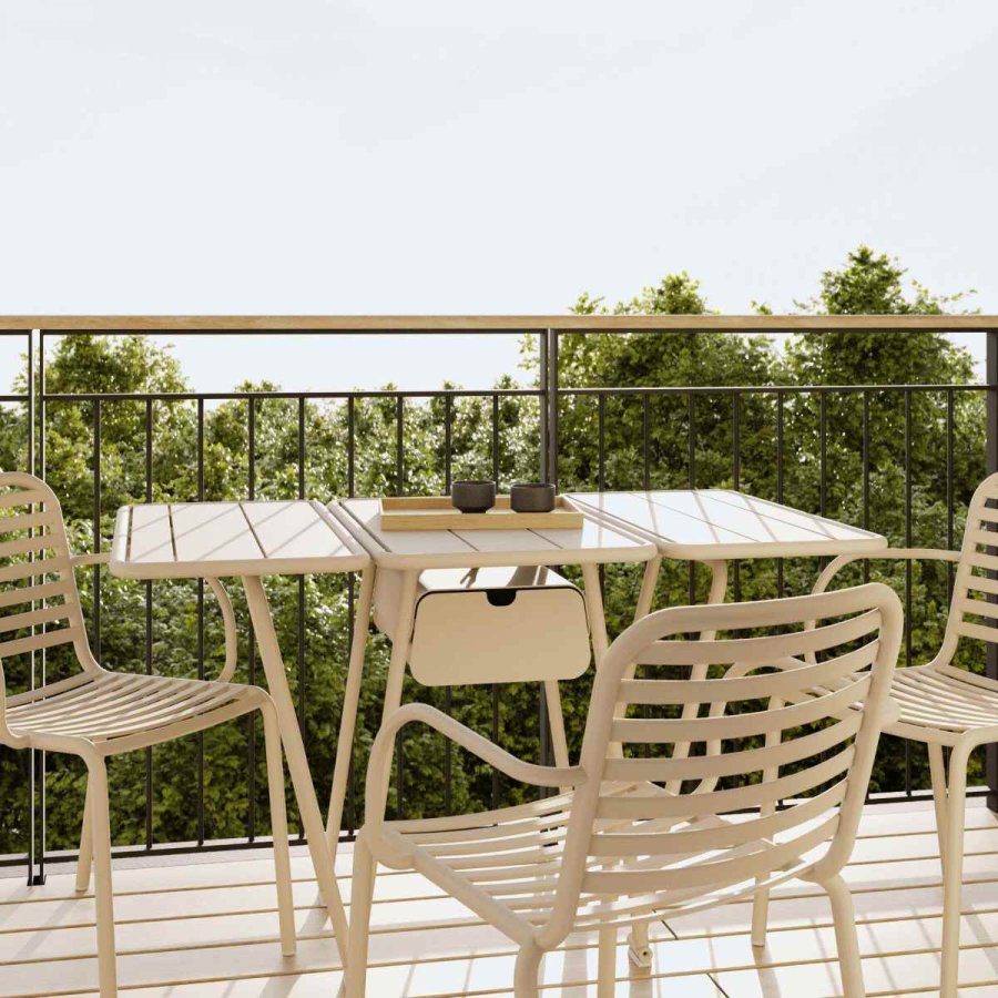 Mandalay Ivy Klapbord, Taupe