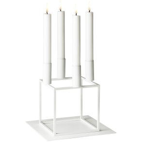 Audo Copenhagen Kubus 4 Base 21 cm, Hvid