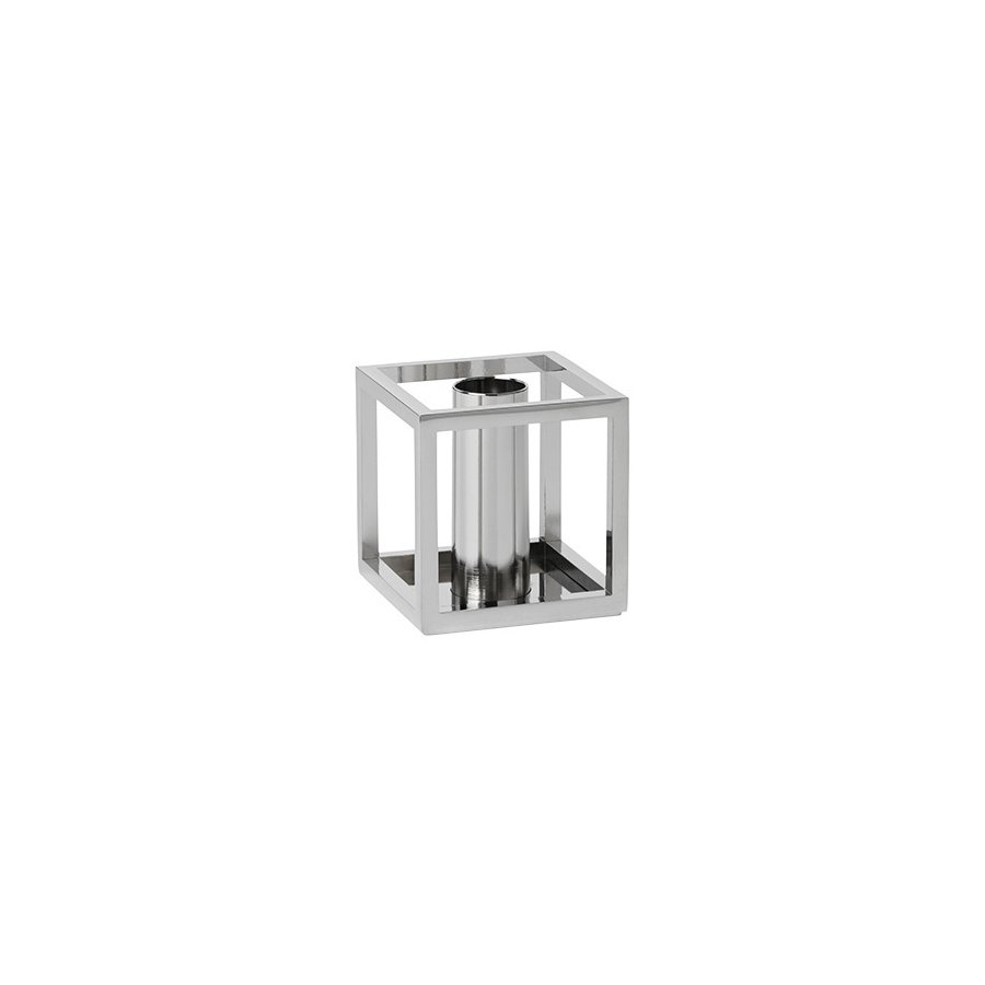 Audo Kubus 1 Lysestage H7 cm, Nikkelbelagt