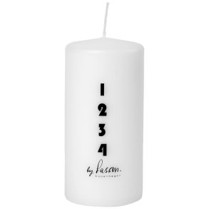 Audo Adventslys �6 cm, Hvid