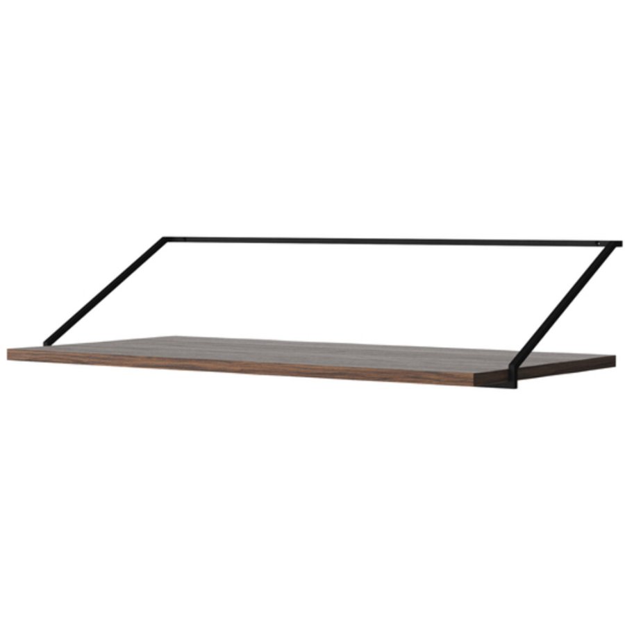 Audo Rail Schreibtisch 92 cm, Eiche dunkel gebeizt