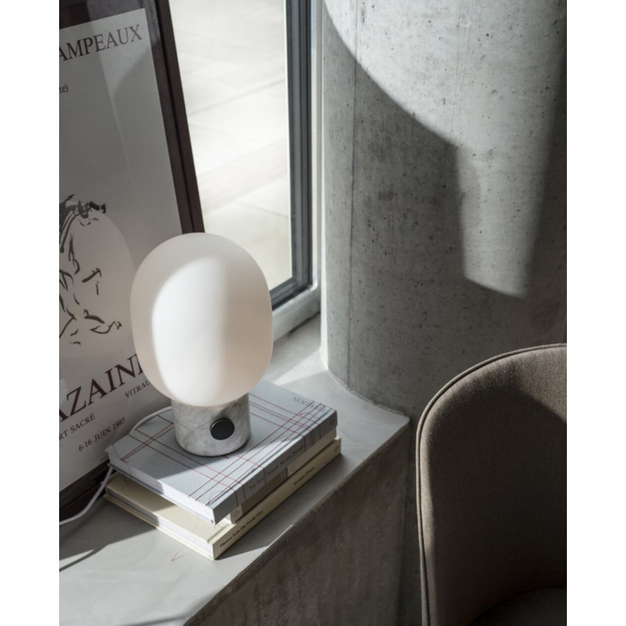 Audo JWDA Tischlampe H32 cm, Carrara Marble