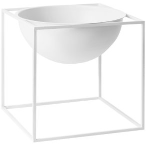 Audo Copenhagen Kubus Skål 23 cm, Hvid