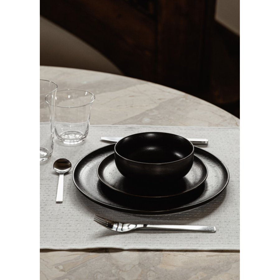 Audo New Norm Teller 27 cm, Dunkel glasiert